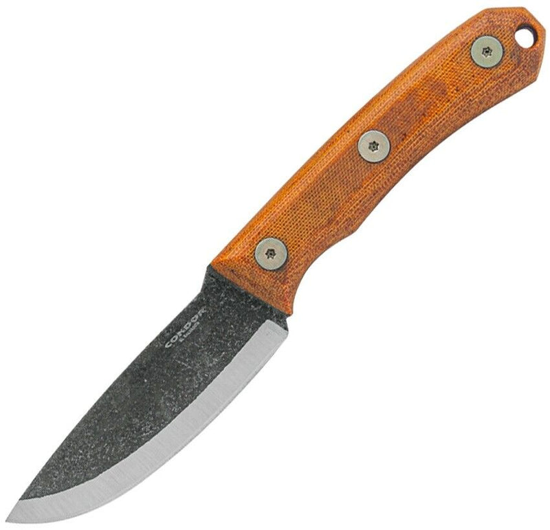 Condor Mountain Pass Carry Fixed Knife 3.5" 440C Steel Full Blade Micarta Handle TK283735C -Condor - Survivor Hand Precision Knives & Outdoor Gear Store