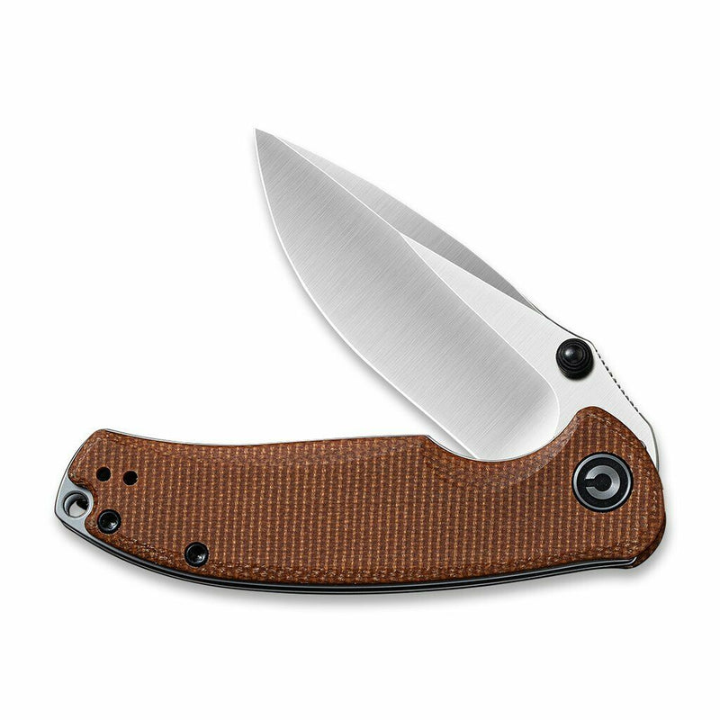 Civivi Pintail Liner Folding Knife 3" CPM S35VN Steel Blade Brown Micarta Handle C2020A -Civivi - Survivor Hand Precision Knives & Outdoor Gear Store