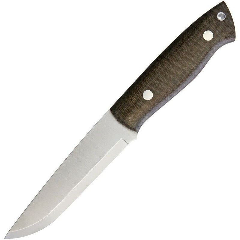 Brisa Trapper 115 Knife 4.75" Elmax Steel Full Tang Blade Green Micarta Handle 074 -Brisa - Survivor Hand Precision Knives & Outdoor Gear Store