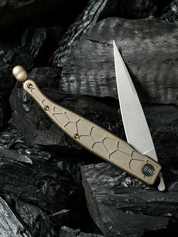 We Knife Co Roman Frame Folding Knife 4" CPM-S35VN Steel Blade Titanium Handle 2008A -We Knife Co - Survivor Hand Precision Knives & Outdoor Gear Store