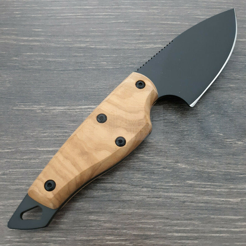 Fox Euro Hunter Fixed Knife 3.5" N690 Steel Full Tang Blade Olive Wood Handle 1504OL -Fox - Survivor Hand Precision Knives & Outdoor Gear Store