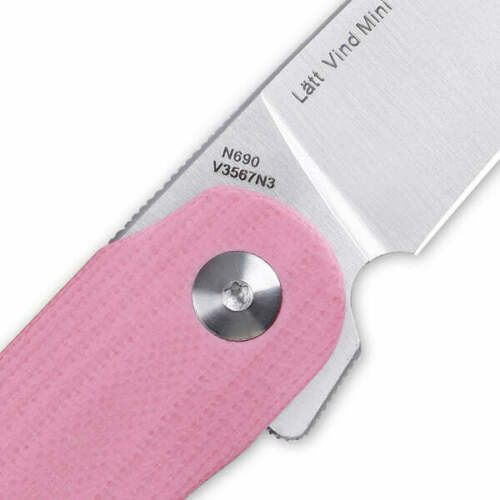 Kizer Cutlery Lätt Vind Mini Folding Knife 3" N690 Steel Blade Pink/White G10 Handle V3567N3 -Kizer Cutlery - Survivor Hand Precision Knives & Outdoor Gear Store