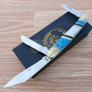 Frost Cutlery Wrangler Pocket Knife Stainless Steel Blades Mother Of Pearl Handle HS112BBW -Frost Cutlery - Survivor Hand Precision Knives & Outdoor Gear Store