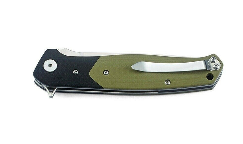 Bestech Swordfish Liner Folding Knife 4" D2 Tool Steel Blade Black/Green G10 Handle G03B -Bestech Knives - Survivor Hand Precision Knives & Outdoor Gear Store