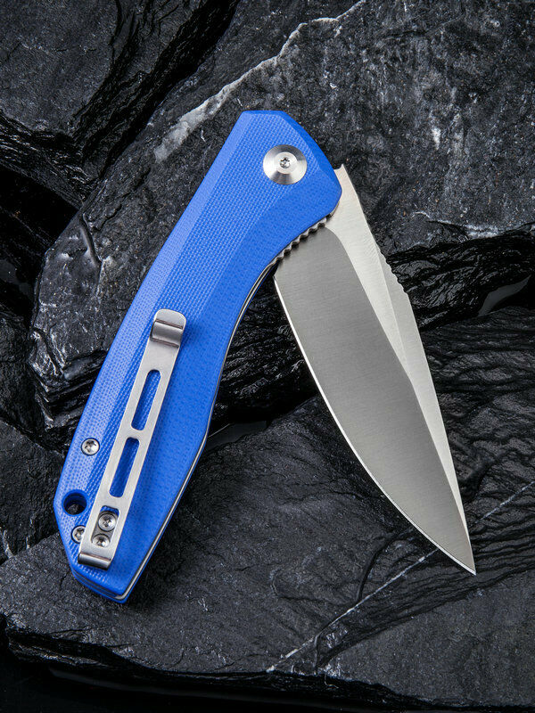 Civivi Baklash Linerlock Folding Knife 3.5" 9Cr18MoV Steel Blade Blue G10 Handle C801F -Civivi - Survivor Hand Precision Knives & Outdoor Gear Store