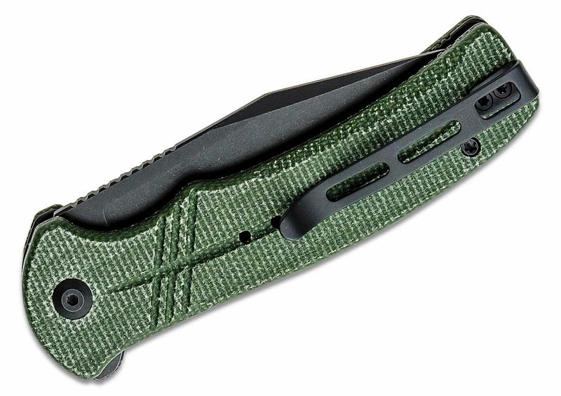 Civivi Cogent Folding Knife 3.5" 14C28N Sandvik Steel Blade Green Micarta Handle C20038E4 -Civivi - Survivor Hand Precision Knives & Outdoor Gear Store