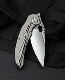 Bestech Knives Exploit Folding Knife 3.13" S35VN Steel Blade Gray Titanium Handle KT2005A -Bestech Knives - Survivor Hand Precision Knives & Outdoor Gear Store