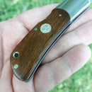 Fallkniven Tre Kronor Lockback Folding Knife 2.75" 3G Steel Blade Ironwood Handle NTK3IC -Fallkniven - Survivor Hand Precision Knives & Outdoor Gear Store