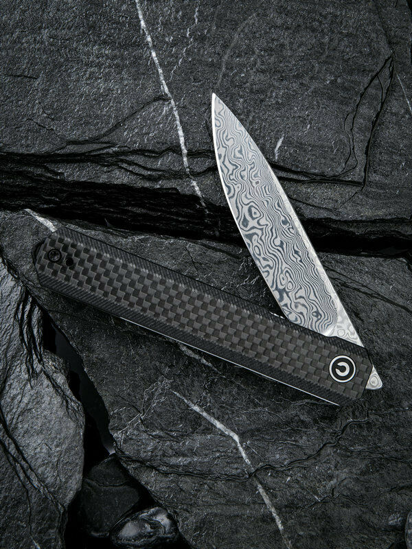 Civivi Exarch Linerlock Folding Knife 3.25" Damascus Steel Blade G10/Carbon Fiber Handle C2003DS1 -Civivi - Survivor Hand Precision Knives & Outdoor Gear Store