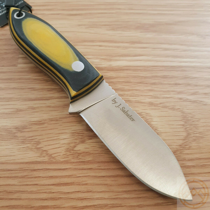 Joker Avispa Fixed Knife 3.25" Sandvik 14C28N Steel Blade Black / yellow Micarta Handle CM117 -Joker - Survivor Hand Precision Knives & Outdoor Gear Store