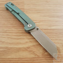 QSP Knife Penguin Linerlock Folding Knife 3" 154CM Steel Blade Titanium Handle 130X -QSP Knife - Survivor Hand Precision Knives & Outdoor Gear Store