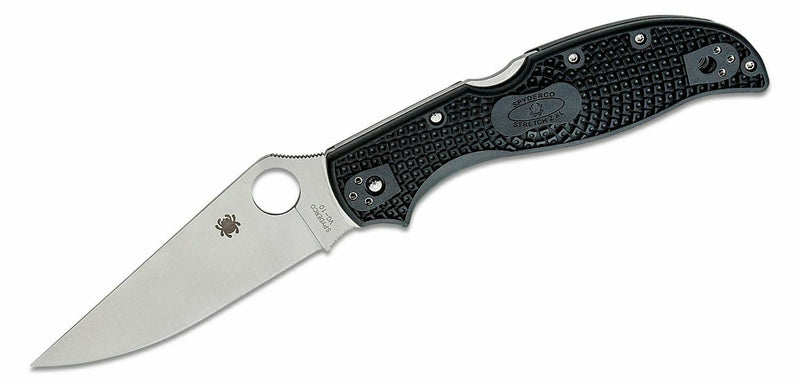 Spyderco Stretch 2 XL Folding Knife 3.92" VG10 Steel Blade Black FRN Handle 258PBK -Spyderco - Survivor Hand Precision Knives & Outdoor Gear Store