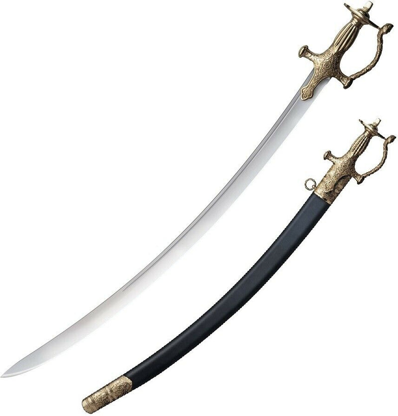 Cold Steel Talwar Fixed Sword 28.75" 1090 Steel Blade Detailed Brass Handle 88EITB -Cold Steel - Survivor Hand Precision Knives & Outdoor Gear Store