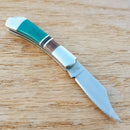 Rough Ryder Mini Folding Knife 1.38" Stainless Steel Blade Turquoise And Wood Handle 1473 -Rough Ryder - Survivor Hand Precision Knives & Outdoor Gear Store