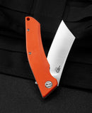 Bestech Knives Cubis Linerlock Folding Knife 3.13" D2 Tool Steel Blade Orange G10 Handle KG42D -Bestech Knives - Survivor Hand Precision Knives & Outdoor Gear Store