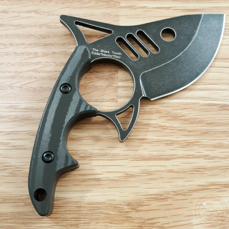 Kizer Cutlery Shark Fixed Knife 2.5" Bohler N690 Steel Blade Carbon Fiber Handle 1043N2 -Kizer Cutlery - Survivor Hand Precision Knives & Outdoor Gear Store