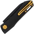 Real Steel Solis Folding Knife 2.88" Bohler N690 Steel Blade Black Titanium Handle 7063G -Real Steel - Survivor Hand Precision Knives & Outdoor Gear Store