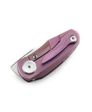 Bestech Knives Tulip Frame Folding Knife 1.25" Bohler M390 Steel Blade Purple Titanium Handle KT1913C -Bestech Knives - Survivor Hand Precision Knives & Outdoor Gear Store