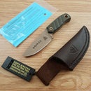 TOPS Baja Fixed Knife 3.25" 1095HC Steel Full Tang Blade Canvas Micarta Handle BAJA03 -TOPS - Survivor Hand Precision Knives & Outdoor Gear Store