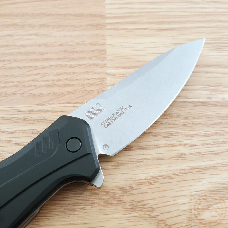Kershaw Link Folding Knife 3.25" CPM-20CV Steel Blade Black Aluminum Handle 1776BLK20CV -Kershaw - Survivor Hand Precision Knives & Outdoor Gear Store