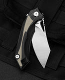 Bestech Knives Kasta Linerlock Folding Knife 3.5" 154CM Steel Blade Black And Tan G10 Handle KG45B -Bestech Knives - Survivor Hand Precision Knives & Outdoor Gear Store