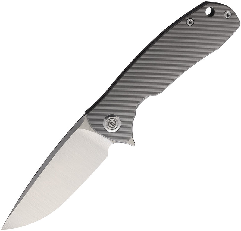 Maxace Balance Frame Folding Knife 3.75" Bohler M390 Steel Blade Gray Titanium Handle XMBL101 -Maxace - Survivor Hand Precision Knives & Outdoor Gear Store