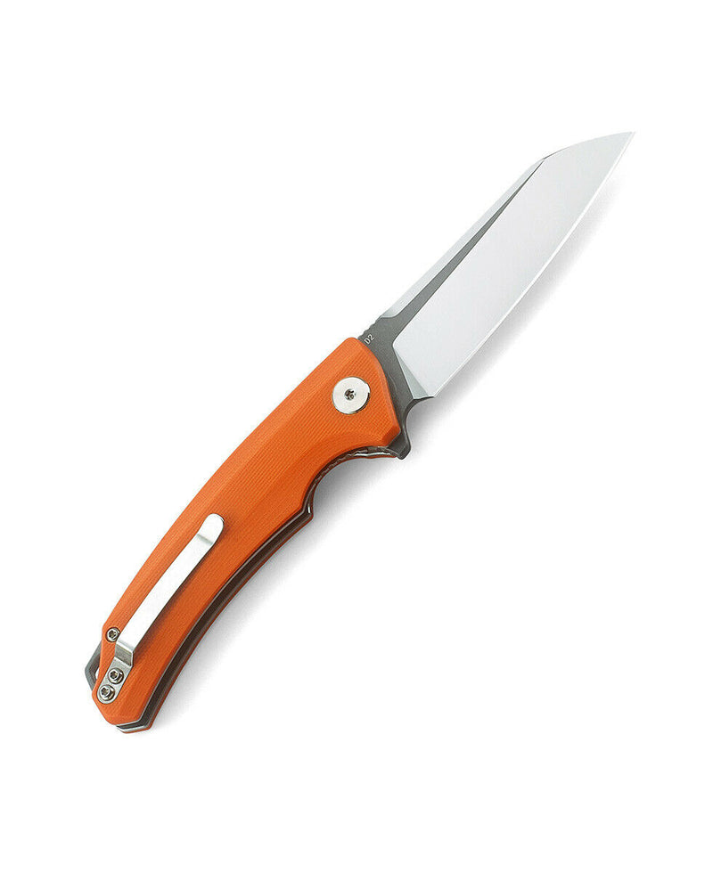 Bestech TEXEL Liner Folding Knife 3.25" D2 Tool Steel Blade Orange G10 Handle G21D2 -Bestech Knives - Survivor Hand Precision Knives & Outdoor Gear Store