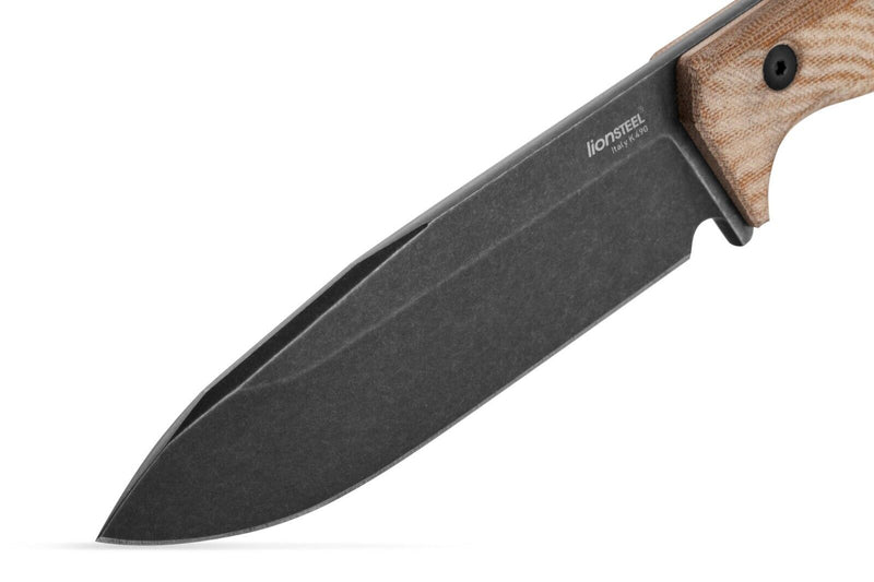 LionSTEEL T6 Fixed Knife Bohler K490 Steel Blade Natural Canvas Micarta Handle T6BCVN -LionSTEEL - Survivor Hand Precision Knives & Outdoor Gear Store