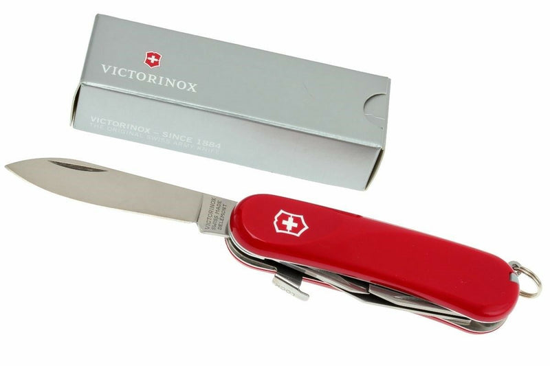 Victorinox Swiss Army Evolution S101 Pocket Knife Stainless Tools Includes Screwdriver Red Handle 23603SEX2 -Victorinox - Survivor Hand Precision Knives & Outdoor Gear Store