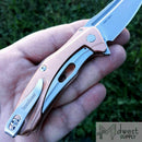 Kershaw Natrix Sub Framelock Folding Knife 2.75" D2 Tool Steel Blade Copper Handle 7006CU -Kershaw - Survivor Hand Precision Knives & Outdoor Gear Store