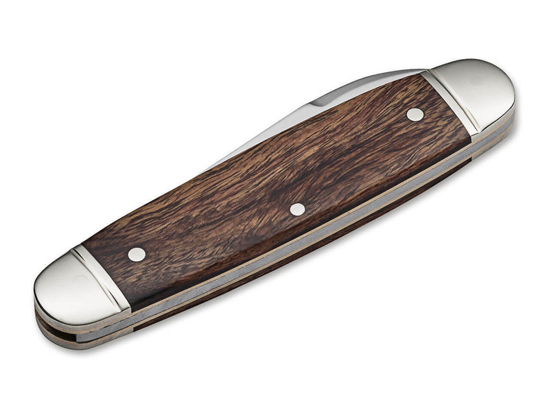 Boker Gentleman's Club Folding Knife Bohler N690 Steel Blade Brown Ironwood Handle 110909 -Boker - Survivor Hand Precision Knives & Outdoor Gear Store