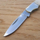 Rough Ryder Lockback Folding Knife Stainless Steel Blade White Smooth Bone Handle 135 -Rough Ryder - Survivor Hand Precision Knives & Outdoor Gear Store