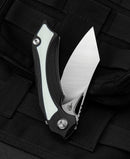 Bestech Knives Kasta Linerlock Folding Knife 3.5" 154CM Steel Blade Black And White G10 Handle KG45A -Bestech Knives - Survivor Hand Precision Knives & Outdoor Gear Store
