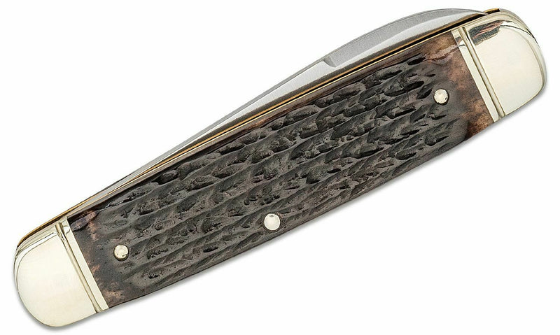 Boker Cattle Folding Knife 3.25" Bohler N690 Steel Blade Jigged Bone Handle 112910 -Boker - Survivor Hand Precision Knives & Outdoor Gear Store