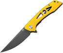 Bestech Knives Eye Of Ra Folding Knife 3.38" D2 Tool Steel Blade Yellow G10 Handle G23C -Bestech Knives - Survivor Hand Precision Knives & Outdoor Gear Store