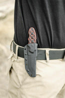 TOPS CAT-Covert Fixed Knife 3.25" 1095HC Steel Full Blade Red / Black G10 Handle 200H02 -TOPS - Survivor Hand Precision Knives & Outdoor Gear Store