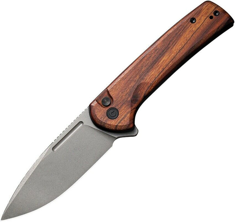 Civivi Conspirator Folding Knife 3.5" Nitro V Steel Blade Cuibourtia Wood Handle C210063 -Civivi - Survivor Hand Precision Knives & Outdoor Gear Store