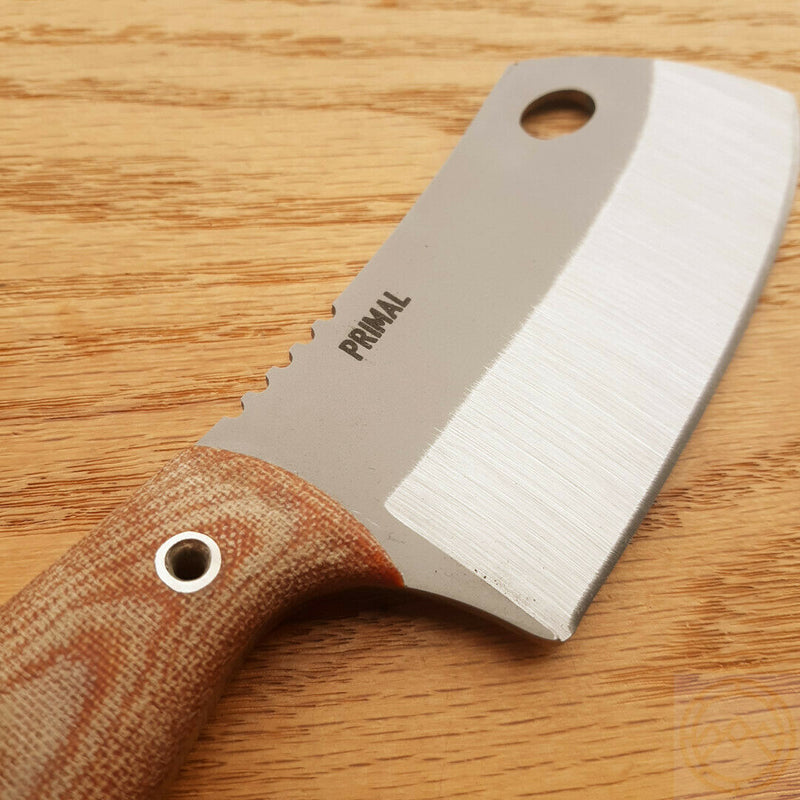 Condor Primal Kitchen Cleaver Knife 4.13" 1095HC Steel Blade Micarta Handle 20114HC -Condor - Survivor Hand Precision Knives & Outdoor Gear Store