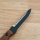 TOPS Ranger Bootlegger 2 Fixed Knife 5" 1095HC Steel Full Sawback Blade Tan Micarta RBL02 -TOPS - Survivor Hand Precision Knives & Outdoor Gear Store