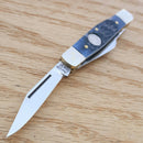 Frost Cutlery Baby Diamond Pocket Knife Stainless Steel Blades Blue Jigged Bone Handle 14632BJB -Frost Cutlery - Survivor Hand Precision Knives & Outdoor Gear Store