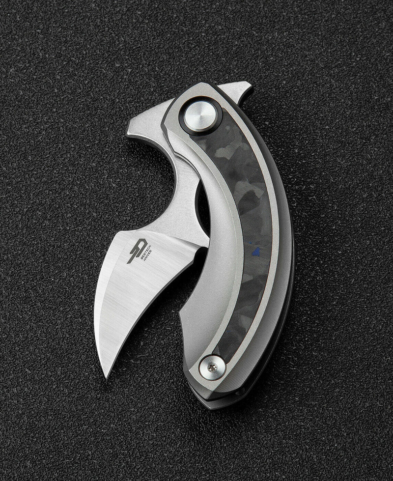 Bestech Knives Folding Knife 2.13" S35VN Steel Blade Titanium/Carbon Fiber Handle KT2103D -Bestech Knives - Survivor Hand Precision Knives & Outdoor Gear Store