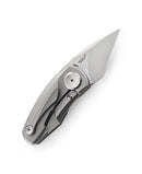 Bestech Knives Tulip Frame Folding Knife 1.25" Bohler M390 Steel Blade Gray Titanium Handle KT1913A -Bestech Knives - Survivor Hand Precision Knives & Outdoor Gear Store