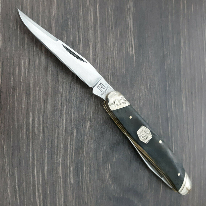 Rough Ryder Carnivore Jack Pocket Knife Stainless Steel Blades Black Smooth Bone Handle 2020 -Rough Ryder - Survivor Hand Precision Knives & Outdoor Gear Store