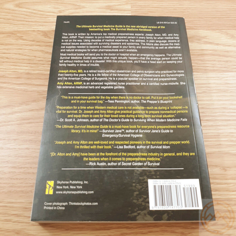 Ultimate Survival Medicine Guide Book Emergency Disaster Plain-Language 311 Pg 318 -Books - Survivor Hand Precision Knives & Outdoor Gear Store