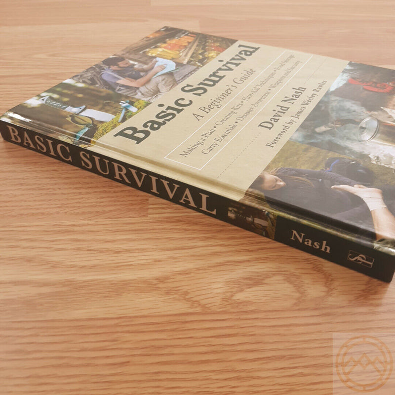 Basic Survival Beginners Guide Book Planning Kits Food Storage Disaster Weapons 390 -Books - Survivor Hand Precision Knives & Outdoor Gear Store