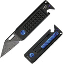 Bestech Knives Folding Knife 1.75" Damascus Steel Blade Black Titanium Handle KT2008A -Bestech Knives - Survivor Hand Precision Knives & Outdoor Gear Store