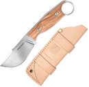 Real Steel Furrier Fixed Knife 3" Bohler N690 Steel Harpoon Blade Olive Wood Handle 3612W -Real Steel - Survivor Hand Precision Knives & Outdoor Gear Store