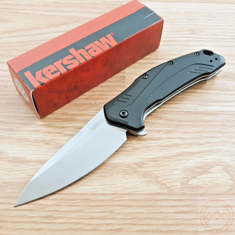 Kershaw Link Folding Knife 3.25" CPM-20CV Steel Blade Black Aluminum Handle 1776BLK20CV -Kershaw - Survivor Hand Precision Knives & Outdoor Gear Store