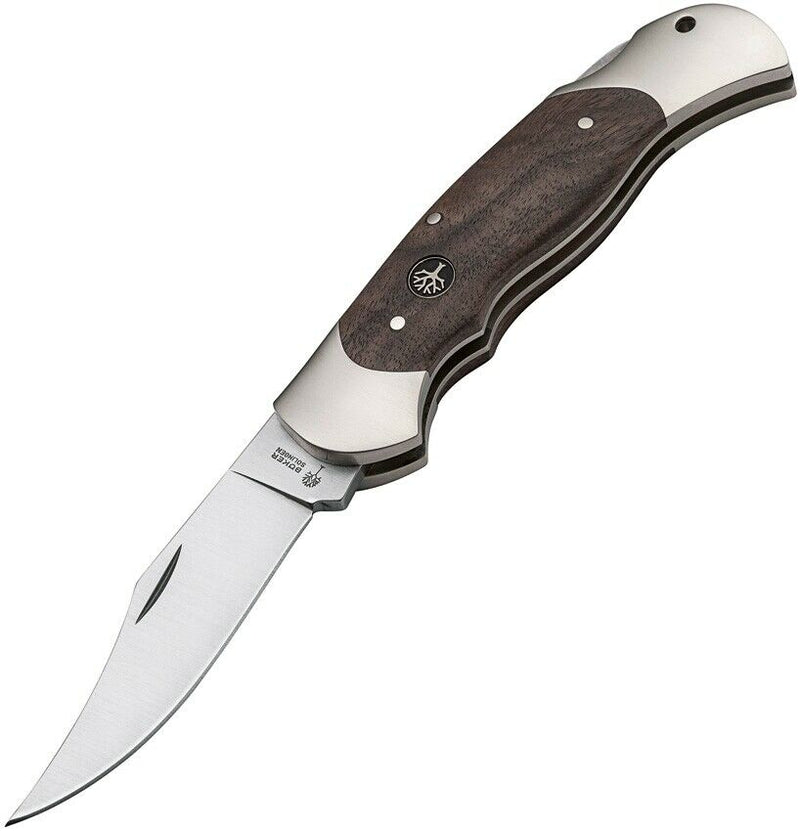 Boker II Lockback Folding Knife 3.75" 4034 Steel Clip Point Blade Walnut Handle 113119 -Boker - Survivor Hand Precision Knives & Outdoor Gear Store