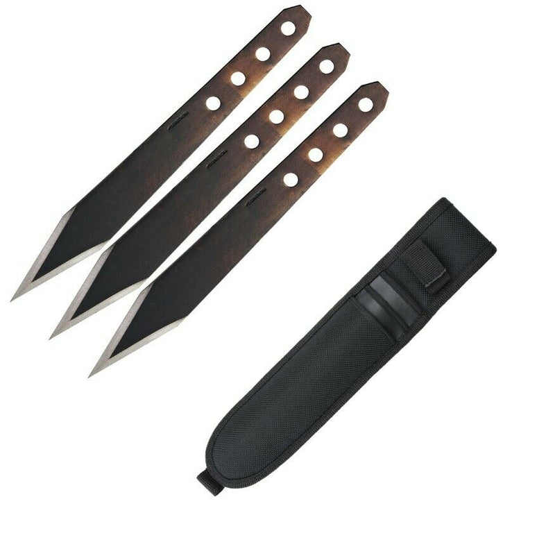 Condor Half Spin Set 3 Throwing Knife Carbon Steel Constructions Blades Black TK1003118HC -Condor - Survivor Hand Precision Knives & Outdoor Gear Store